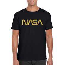 Load image into Gallery viewer, NASA Gold Worm Logo Shirt