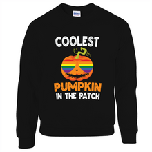 Load image into Gallery viewer, Coolest Pumpkin Halloween Sweatshirt