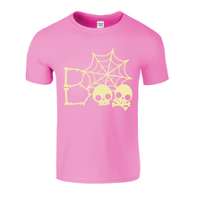 Load image into Gallery viewer, Halloween BOO skull T-shirt