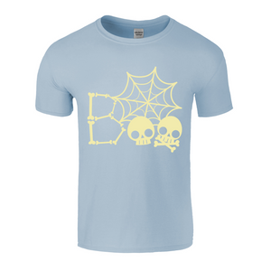 Halloween BOO skull T-shirt