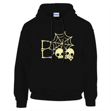 Load image into Gallery viewer, Halloween Boo Skull Hoodie