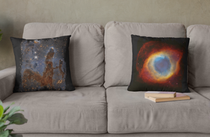 The Helix Nebula Throw Pillow