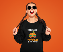 Load image into Gallery viewer, Coolest Pumpkin Halloween Sweatshirt